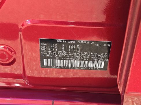 Used 2019 Subaru Legacy 2.5i Premium image 27