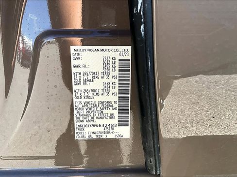 Used 2023 Nissan Frontier PRO-4X w/ Pro Convenience Package image 36