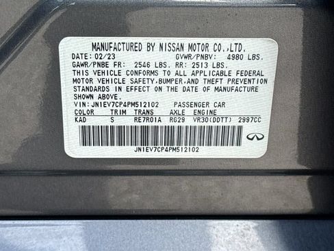Used 2023 INFINITI Q50 Sensory RWD image 35