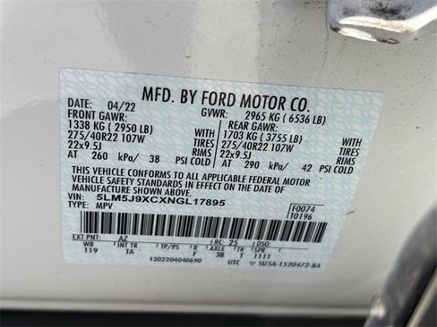 Used 2022 Lincoln Aviator Black Label w/ Dynamic Handling Package image 10