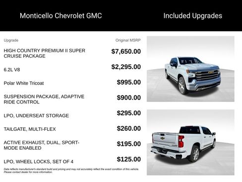 New 2026 Chevrolet Silverado 1500 High Country AWD/4WD image 5