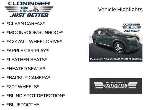 Used 2023 Nissan Pathfinder Platinum AWD/4WD image 3