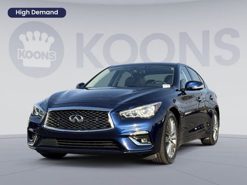 Used 2023 INFINITI Q50 Luxe w/ Cargo Package RWD image 1
