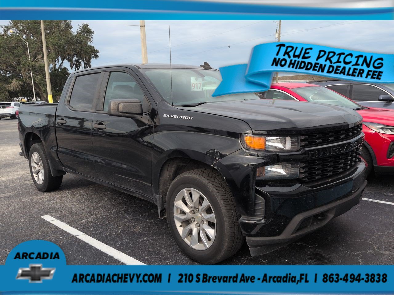 Used 2021 Chevrolet Silverado 1500 Custom RWD image 1