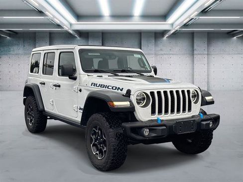 Used 2021 Jeep Wrangler Unlimited Rubicon 4xe w/ Steel Bumper Group image 3