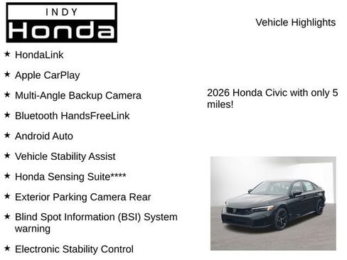 New 2026 Honda Civic Sport image 7