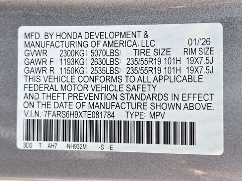Certified 2026 Honda CR-V Sport Touring image 31