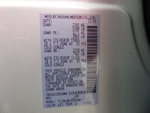 Used 2021 Nissan Murano SV image 23