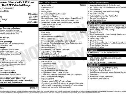 New 2025 Chevrolet Silverado EV RST image 4