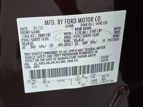 Used 2012 Lincoln MKX FWD image 35