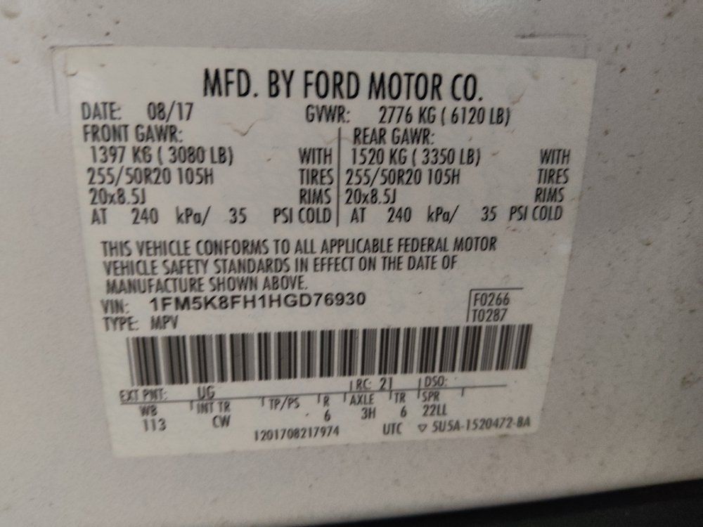 Used 2017 Ford Explorer Limited w/ Equipment Group 301A AWD/4WD image 33