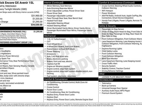 Used 2024 Buick Encore GX Avenir w/ Avenir Convenience Package image 5