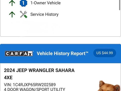Used 2024 Jeep Wrangler Unlimited Sahara image 4