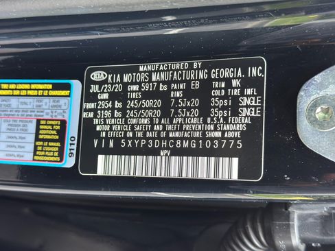 Used 2021 Kia Telluride EX w/ EX Premium Package AWD/4WD image 46