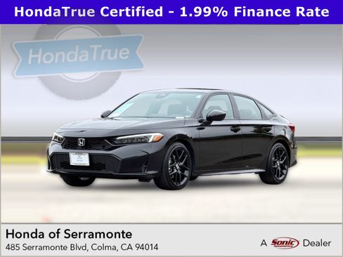 Certified 2025 Honda Civic FWD Hybrid Sedan image 1