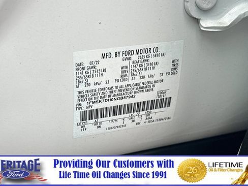 Certified 2022 Ford Explorer XLT image 30