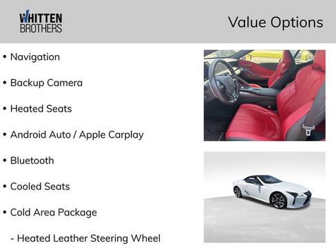 Used 2021 Lexus LC 500 Convertible w/ Touring Package RWD image 4
