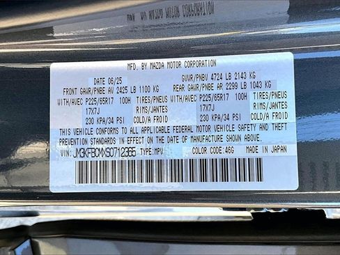 Certified 2025 MAZDA CX-5 AWD 2.5 S w/ Preferred Package image 17