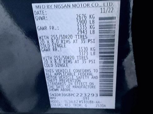 Certified 2023 Nissan Pathfinder Platinum w/ Cargo Package image 33