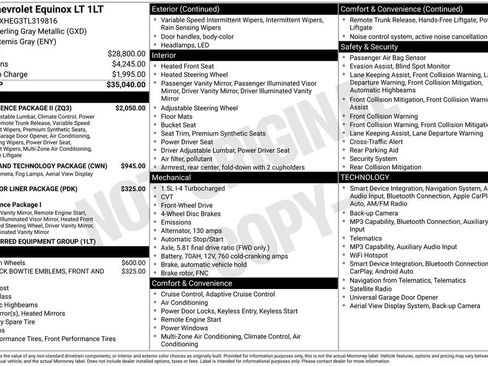New 2026 Chevrolet Equinox LT w/ Convenience Package II FWD image 4