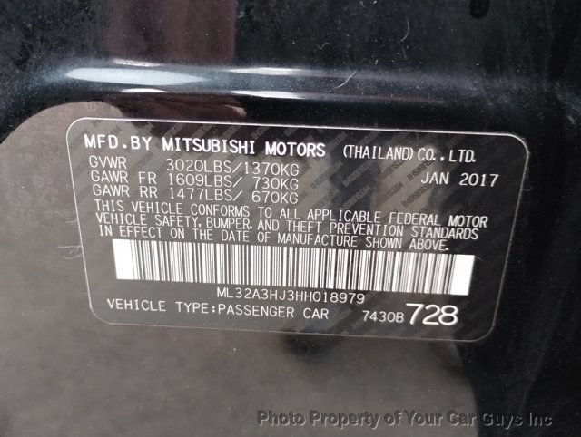 Used 2017 Mitsubishi Mirage ES FWD image 17