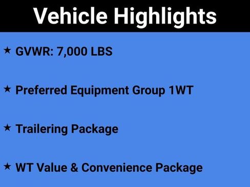 New 2025 Chevrolet Silverado 1500 W/T w/ WT Value Package image 8