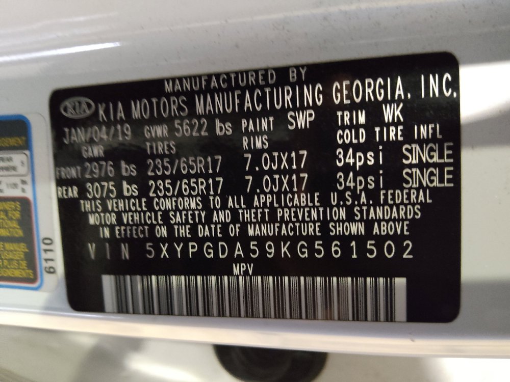 Used 2019 Kia Sorento AWD V6 image 33