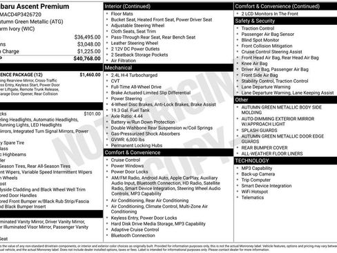 Used 2023 Subaru Ascent Premium w/ Convenience Package image 6