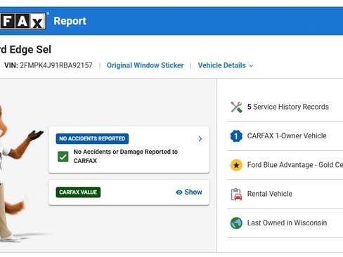 Certified 2024 Ford Edge SEL AWD/4WD image 2