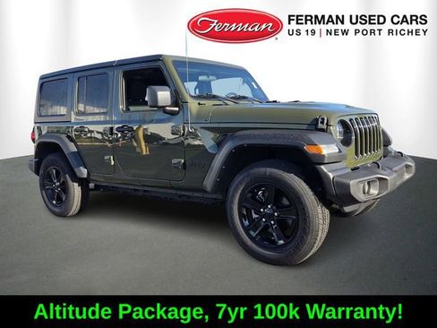Certified 2022 Jeep Wrangler Unlimited Sport image 1