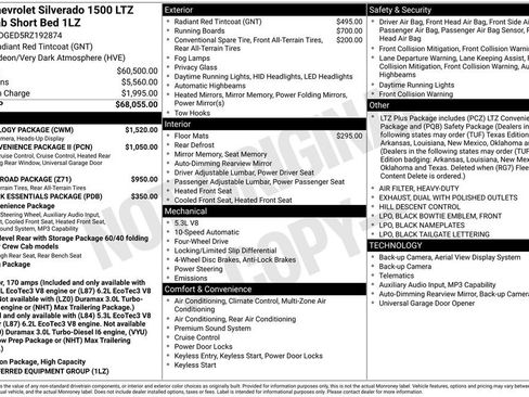 Used 2024 Chevrolet Silverado 1500 LTZ w/ Technology Package AWD/4WD image 41