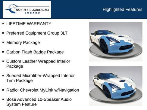 Used 2016 Chevrolet Corvette Stingray Coupe w/ 3LT Preferred Equipment Group image 7