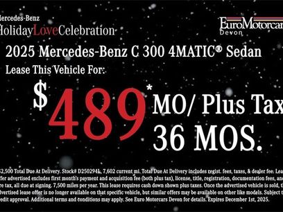 Certified 2025 Mercedes-Benz C 300 4MATIC Sedan