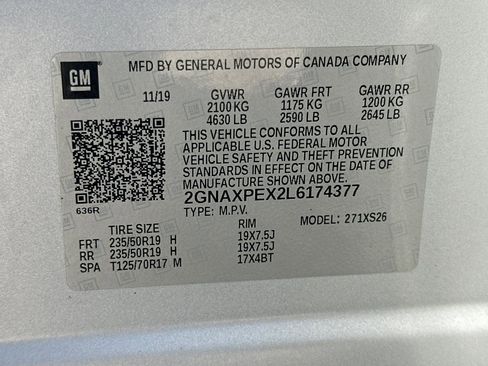 Used 2020 Chevrolet Equinox Premier w/ Premier Redline Edition FWD image 29