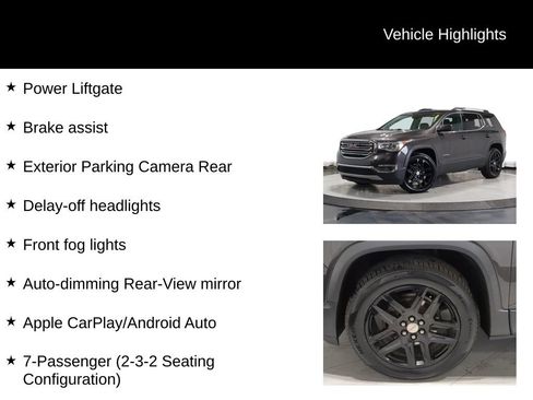 Used 2019 GMC Acadia SLT w/ LPO, Cargo Package AWD/4WD image 13