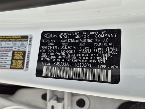 Used 2020 Hyundai Tucson Ultimate FWD image 34