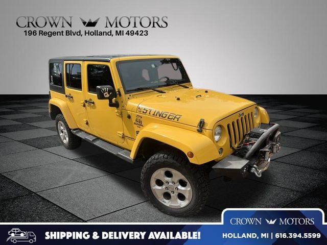 Used 2015 Jeep Wrangler Unlimited Sahara w/ Connectivity Group AWD/4WD image 1