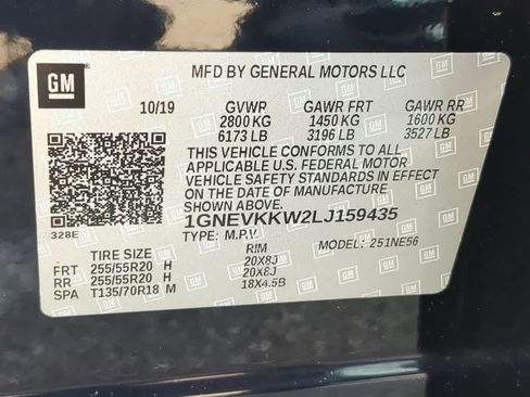 Used 2020 Chevrolet Traverse Premier w/ LPO, Blackout Package AWD/4WD image 35