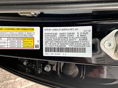 Used 2018 Honda Accord Sport image 19