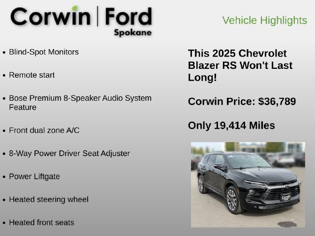 Used 2025 Chevrolet Blazer RS AWD/4WD image 6