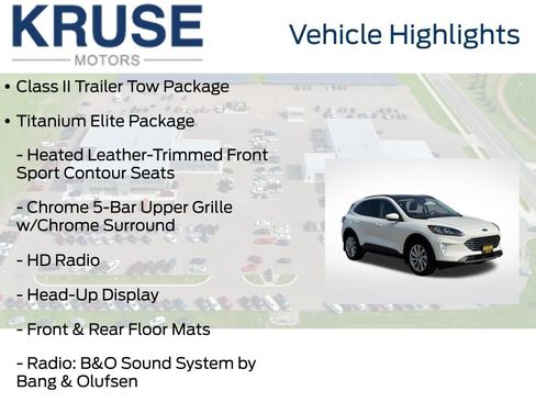 Certified 2022 Ford Escape Titanium w/ Titanium Elite Package AWD/4WD image 11