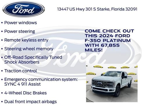 Certified 2024 Ford F350 Platinum AWD/4WD image 32