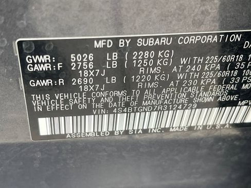 Used 2024 Subaru Outback Limited XT image 25