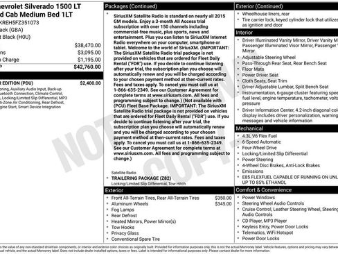 Used 2015 Chevrolet Silverado 1500 LT w/ All Star Edition image 22