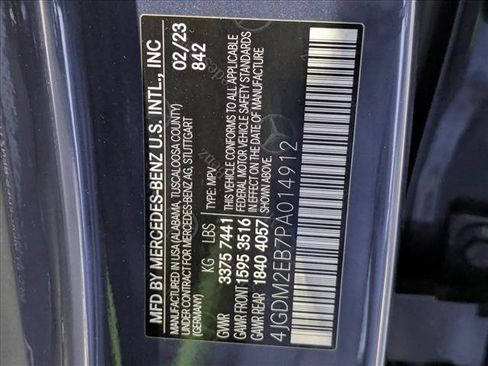 Certified 2023 Mercedes-Benz EQS 450+ 4MATIC SUV image 25