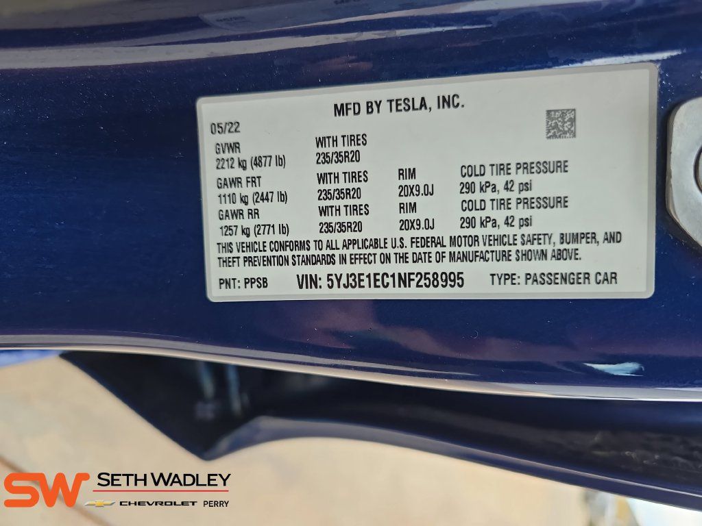 Used 2022 Tesla Model 3 Performance AWD/4WD image 36