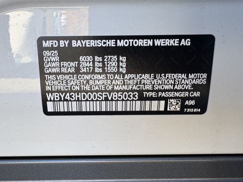 Used 2025 BMW i4 xDrive40i w/ Premium Package AWD/4WD image 33