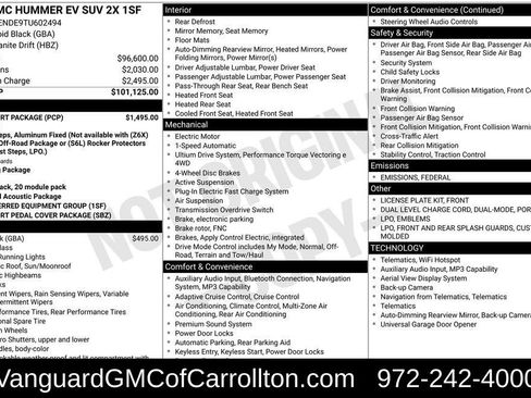 New 2026 GMC Hummer EV SUV w/ LPO, Sport Package image 6