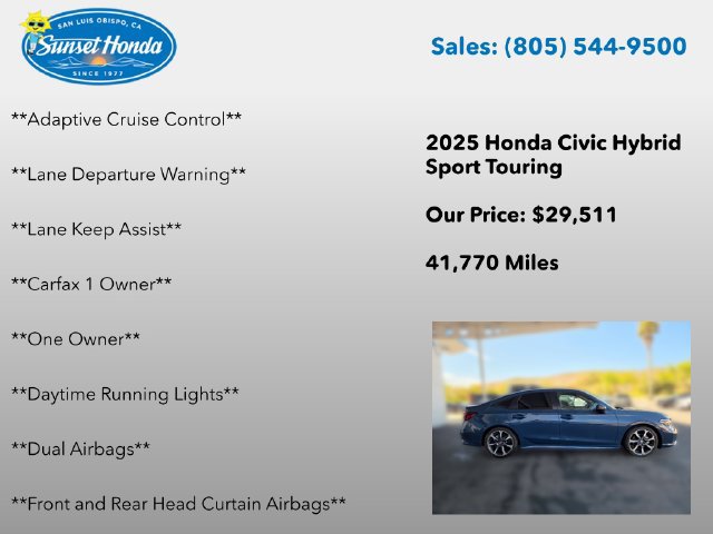 Certified 2025 Honda Civic Sport Touring image 10
