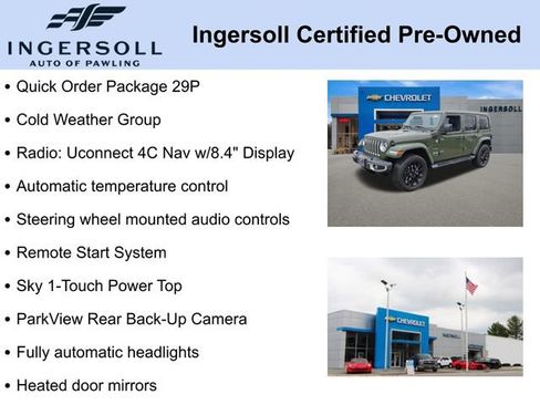 Used 2021 Jeep Wrangler Unlimited Sahara w/ Cold Weather Group image 5